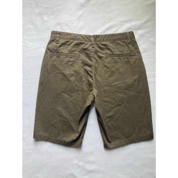 Volcom Brown Chino Flat Front Regular Fit Casual Short Mens 33 - Picture 7 of 11